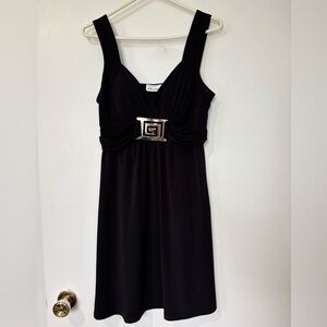 🎉4/30$🎉 Old Valley Black Empire Waist Dress with Silver Buckle - Size M